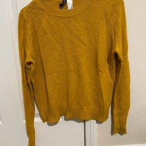 Divided Mustard Crew Neck Sweater